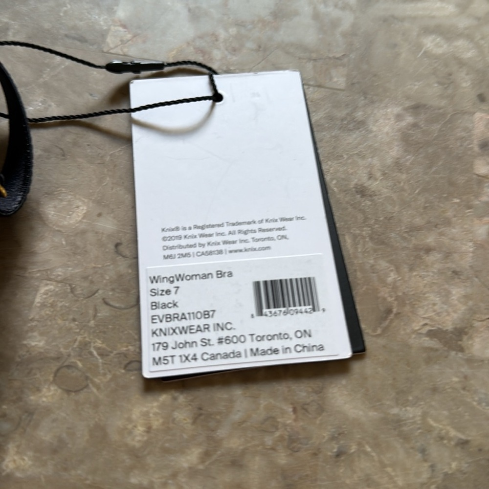 Knix Black WingWoman Seamless Bra Size 7 - Picture 8 of 8